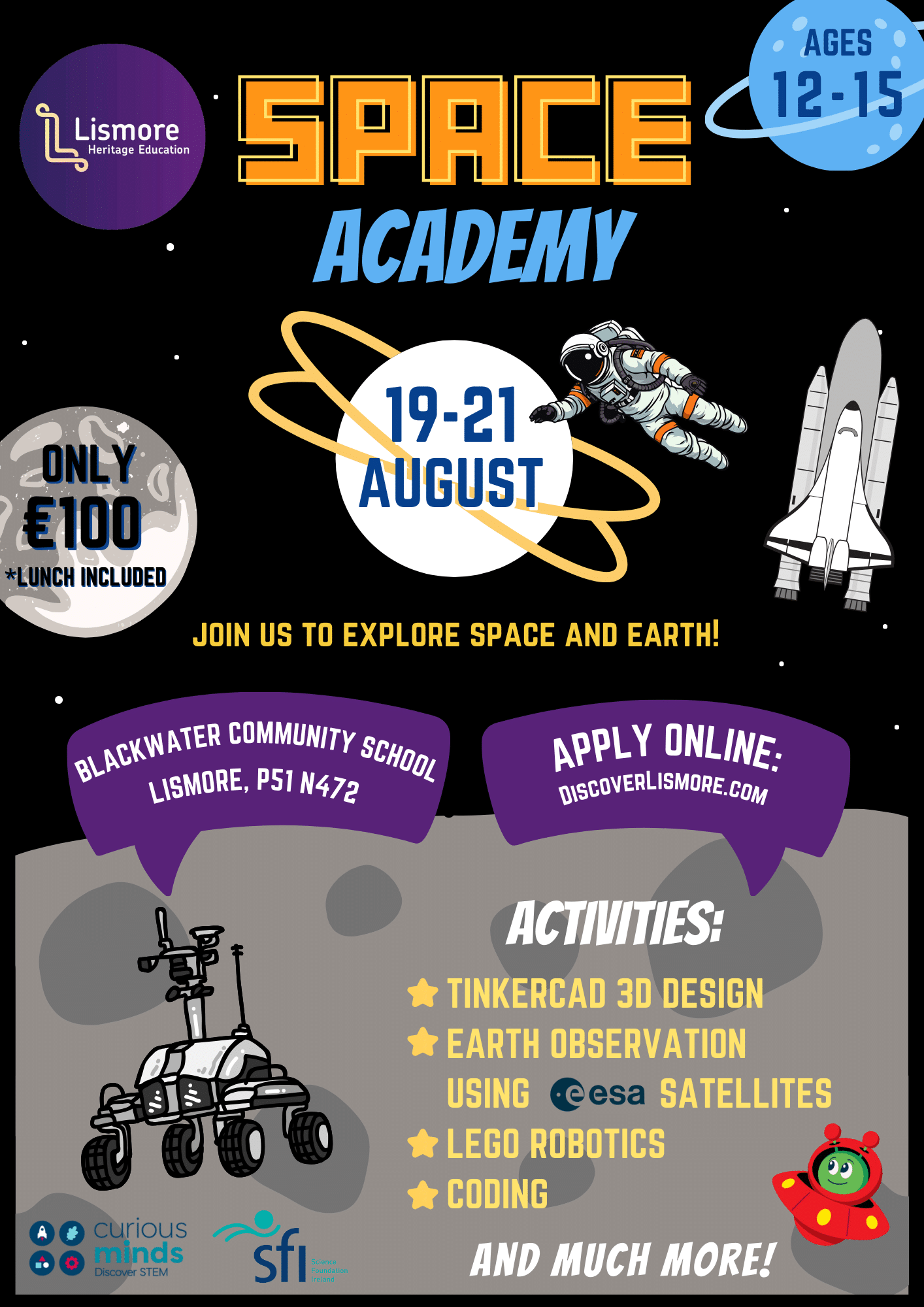Space Academy Poster 2024